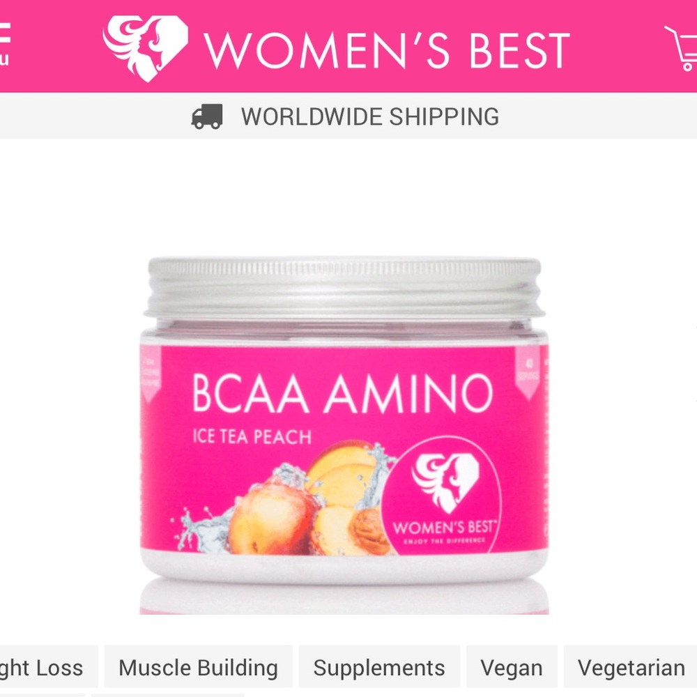 Women’s Best BCAA workout powder